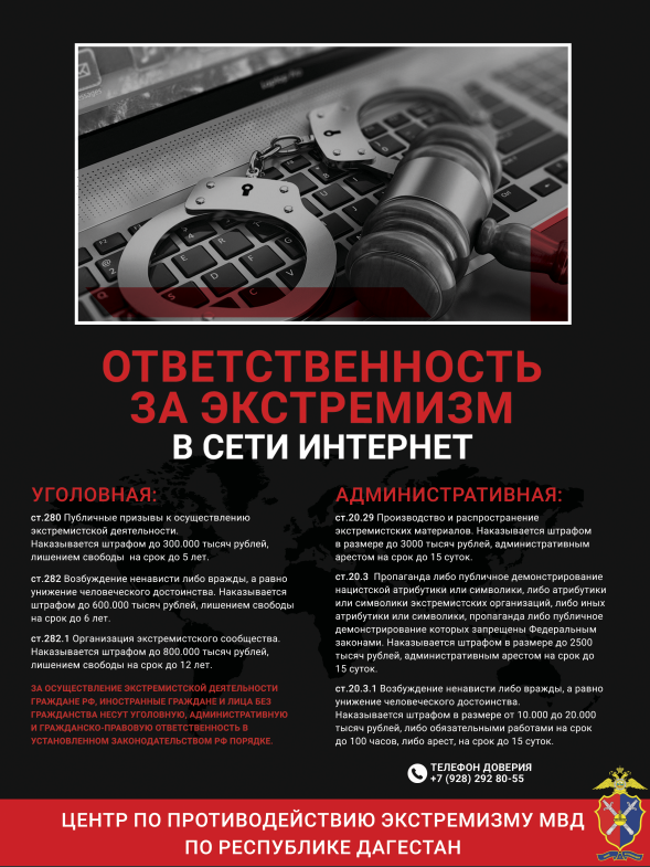 Ответственность за экстремизм в сети "Интернет"