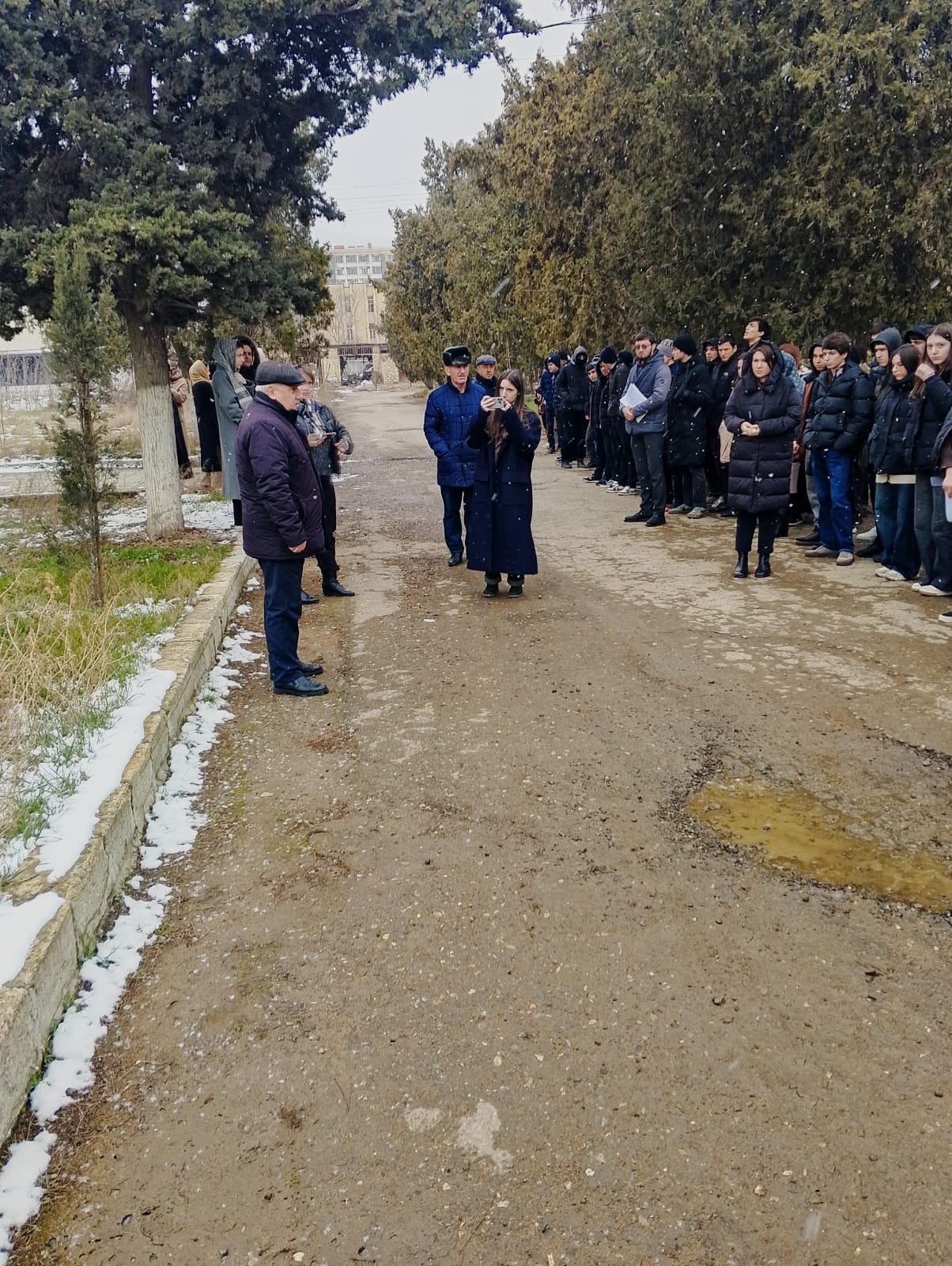 В филиале ДГУ г.Дербента провели учебную тренировку по эвакуации